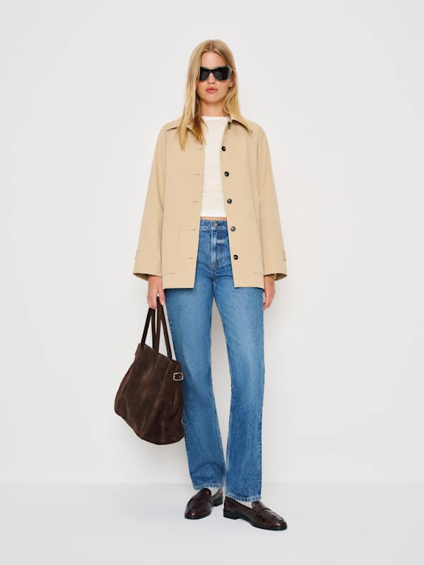 Fisher Oversized Trench - Khaki